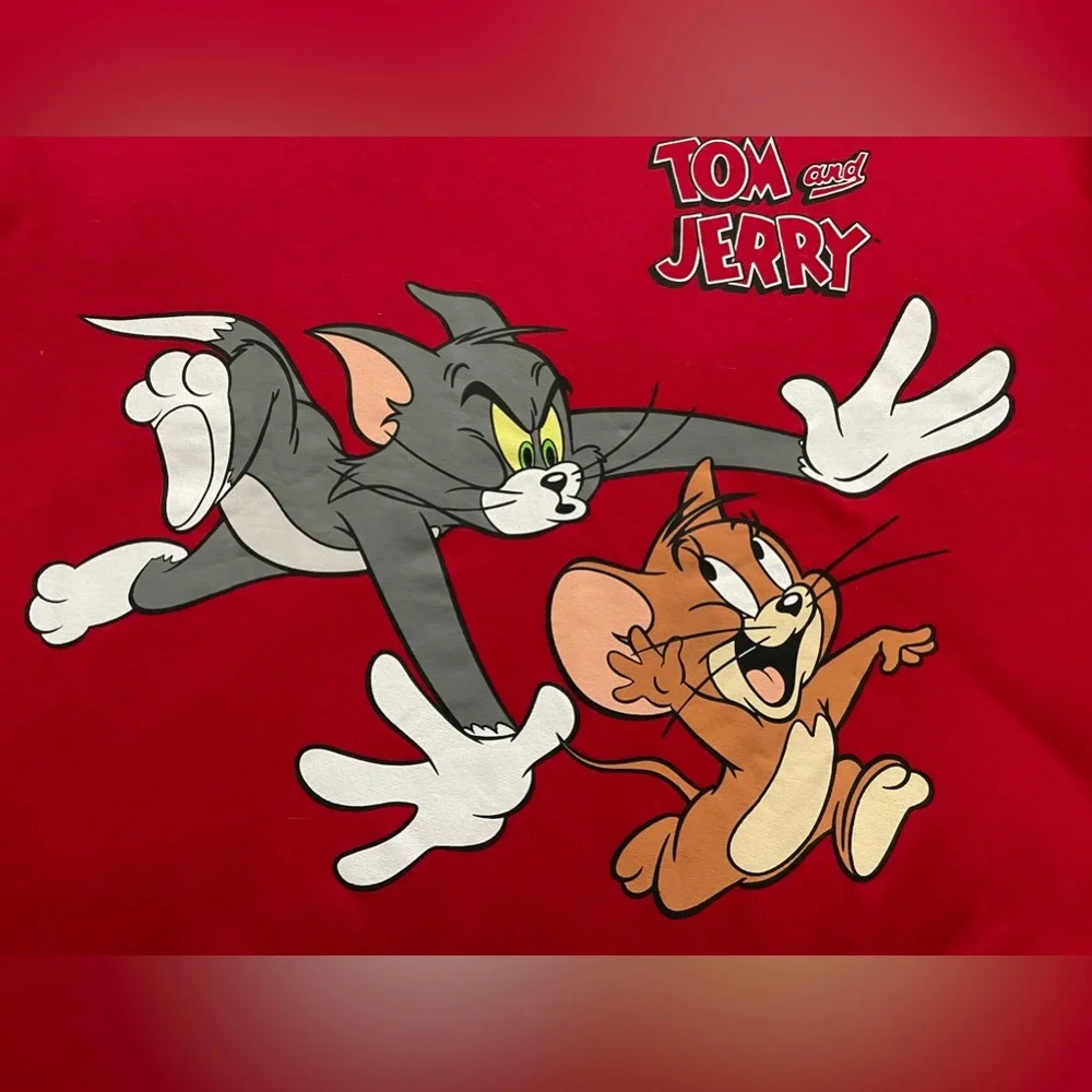 Juniors TOM and JERRY Pullover SWEATSHIRT Juniors 3XL - Picture 5 of 7